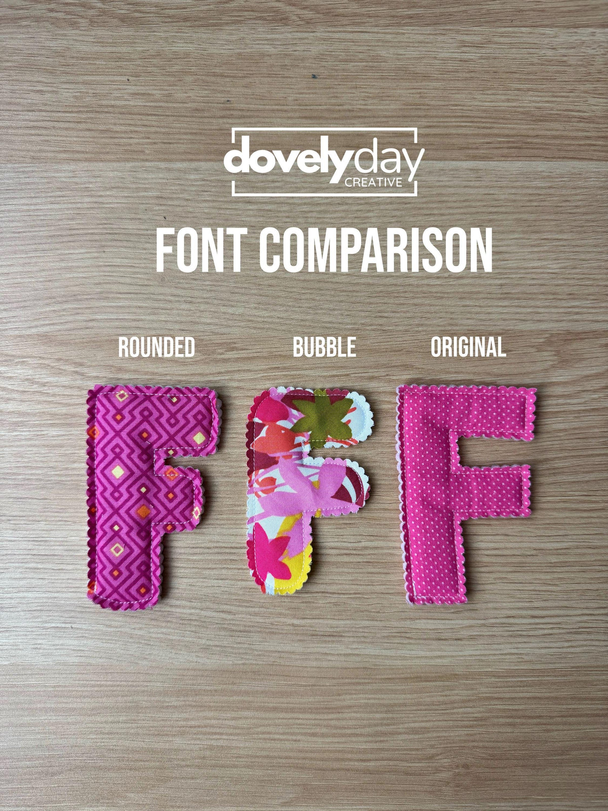 Alphabet Fabric Letters, Bubble font Numbers, Pattern (4-6" Templates, PDF, Video) Fabric Letter Name Banner, PDF digital download
