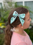 Fabric Bow & Keychain PDF template. Three sizes DIY. Video, templates, and pdf guide included!