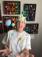 Felt Crown Sewing Pattern, Heirloom Birthday Crown PDF, DIY Felt Crown, kids birthday crown, birthday tradition, birthday crown stencil