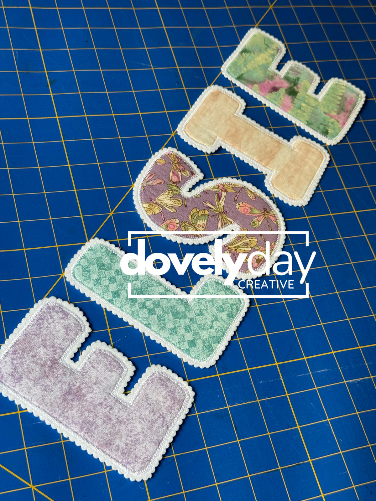 Fabric Letters, Numbers, Symbols Pattern, PDF digital download, fabric name banner, nursery banner, kids name sign, fabric alphabet banner