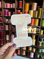 Rounded Appliqué Fabric Letters, alphabet sewing pattern, Numbers, Symbols Pattern (4-6", PDF, Video), Fabric Letter Name Banner, Download