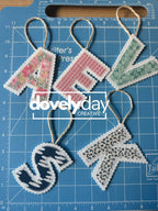 Initial Hang Tag for Stocking or Present