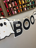 Halloween Fabric Garland Pattern, Holiday Letter & Shape Templates, Sewing PDF, Holiday decor, mantle decoration, Halloween shape decorating