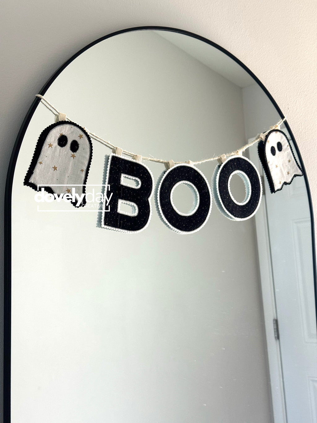 Halloween Fabric Garland Pattern, Holiday Letter & Shape Templates, Sewing PDF, Holiday decor, mantle decoration, Halloween shape decorating