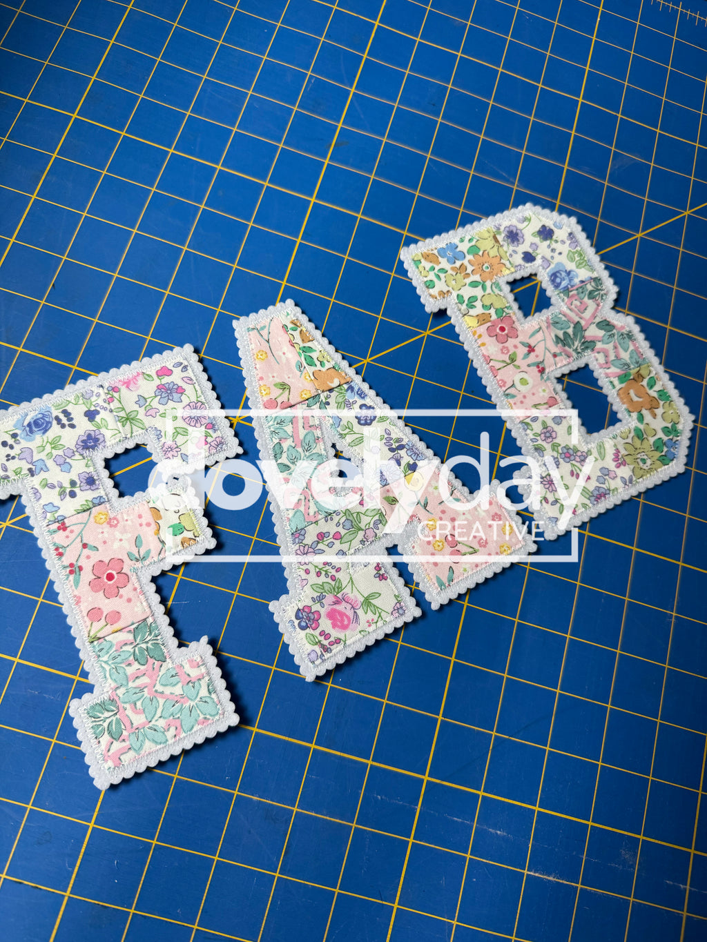 Quilted Varsity Letters