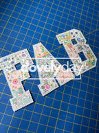 Quilted Varsity Letters