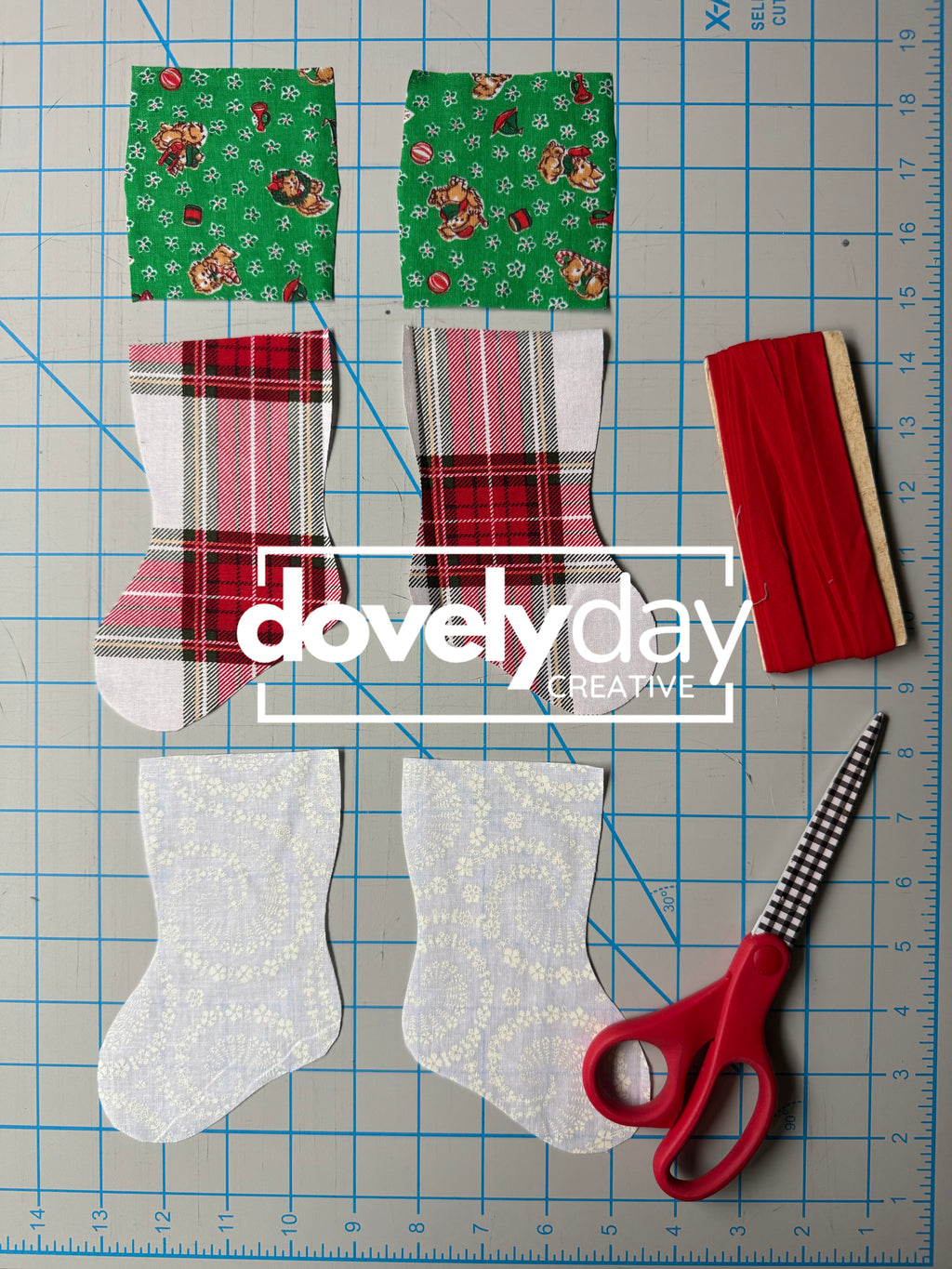 Christmas Stocking Sewing Pattern, Pattern for Christmas four sizes, Christmas stocking pattern, Stocking Pattern Bundle, gift card stocking