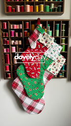 Christmas Stocking Sewing Pattern & Letter Bundle, Pattern for Christmas Letters, Christmas stocking pattern, Stocking Pattern Bundle, gift card stocking