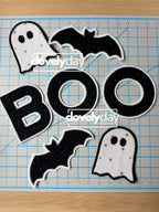 Halloween Fabric Garland Pattern, Holiday Letter & Shape Templates, Sewing PDF, Holiday decor, mantle decoration, Halloween shape decorating