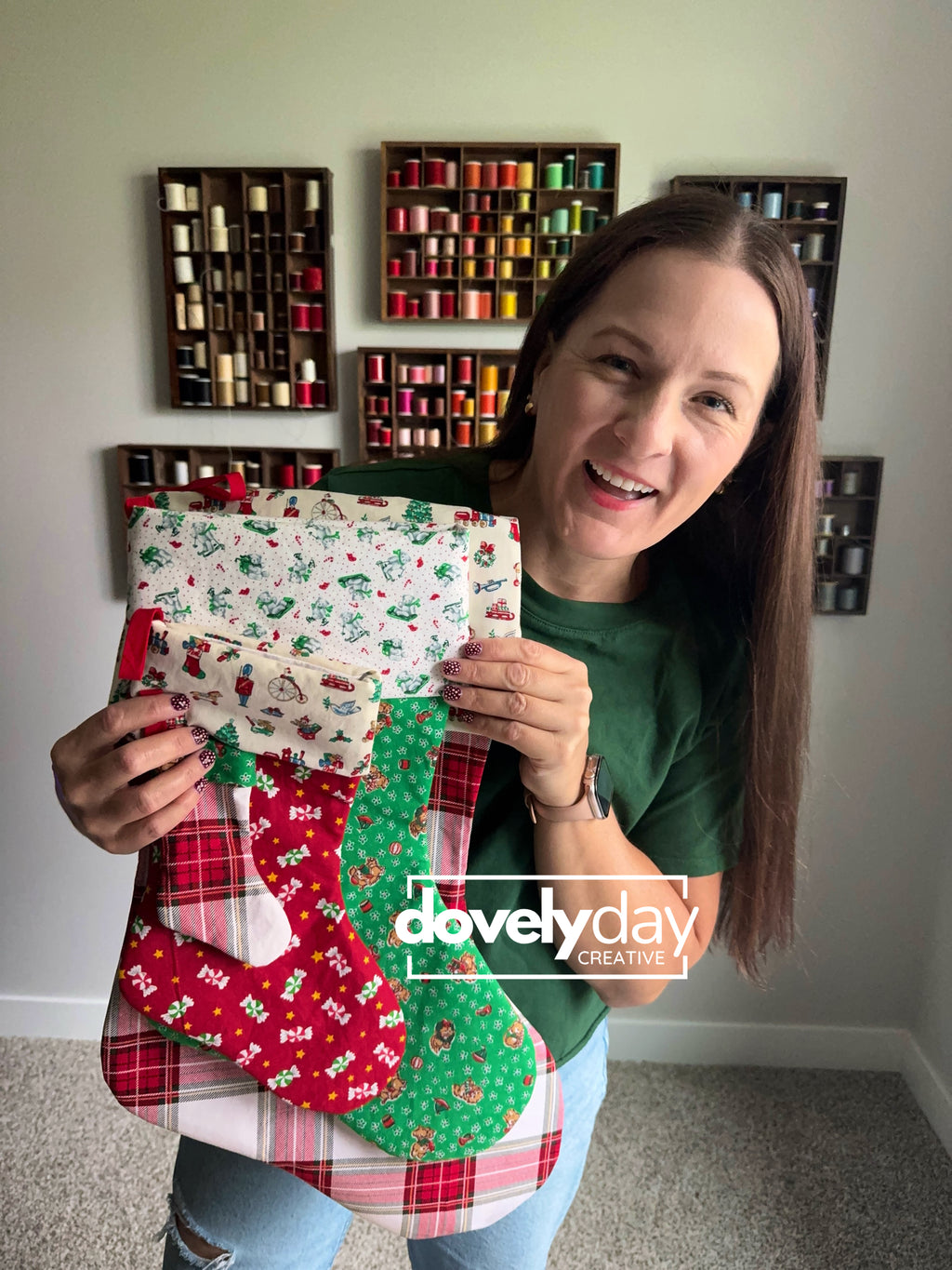 Christmas Stocking Sewing Pattern & Letter Bundle, Pattern for Christmas Letters, Christmas stocking pattern, Stocking Pattern Bundle, gift card stocking