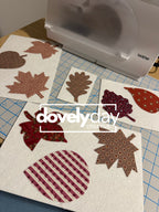 Fall & Thanksgiving Appliqué 5" Shapes, Letters & Numbers