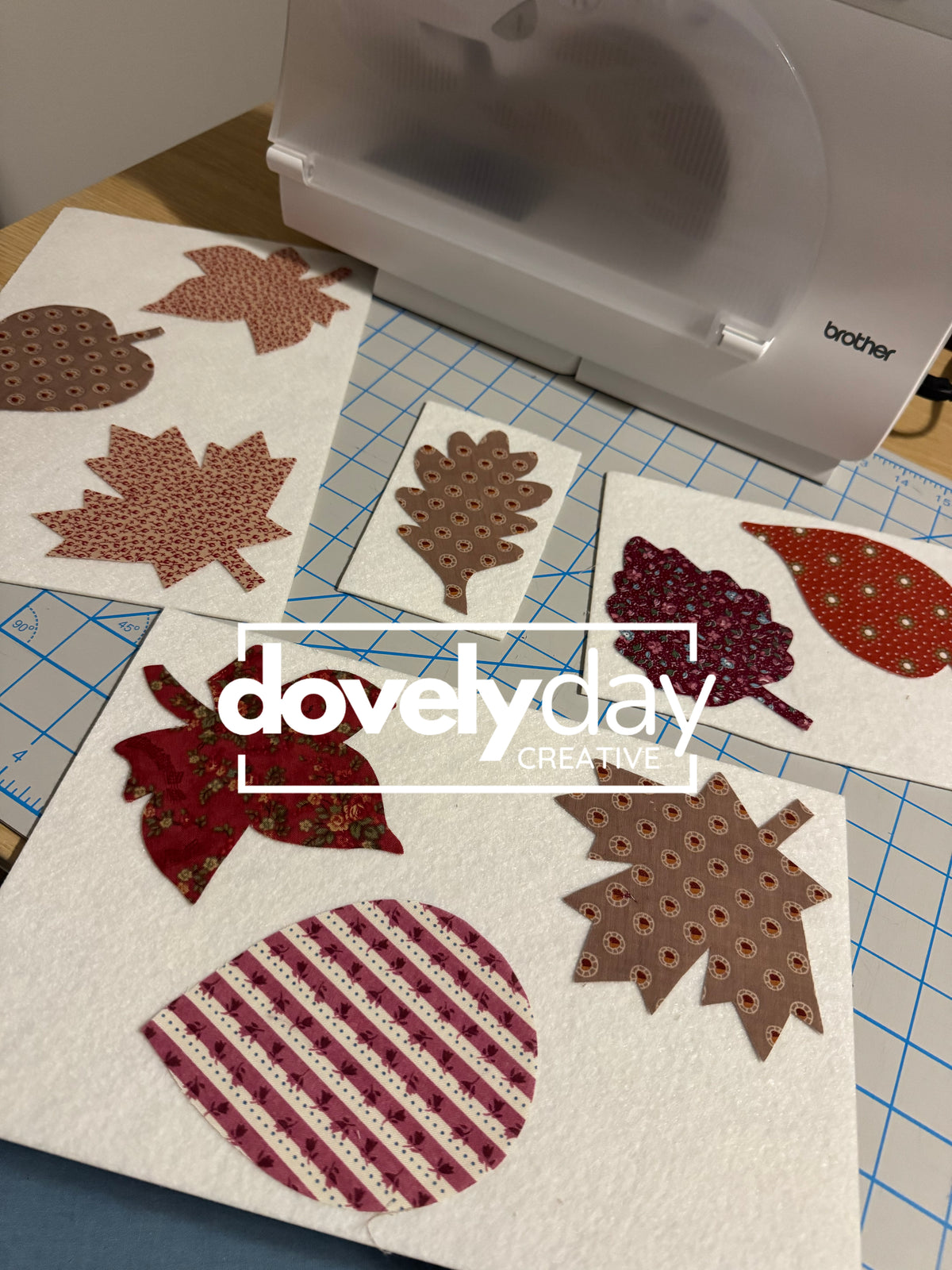Fall & Thanksgiving Appliqué 5" Shapes, Letters & Numbers