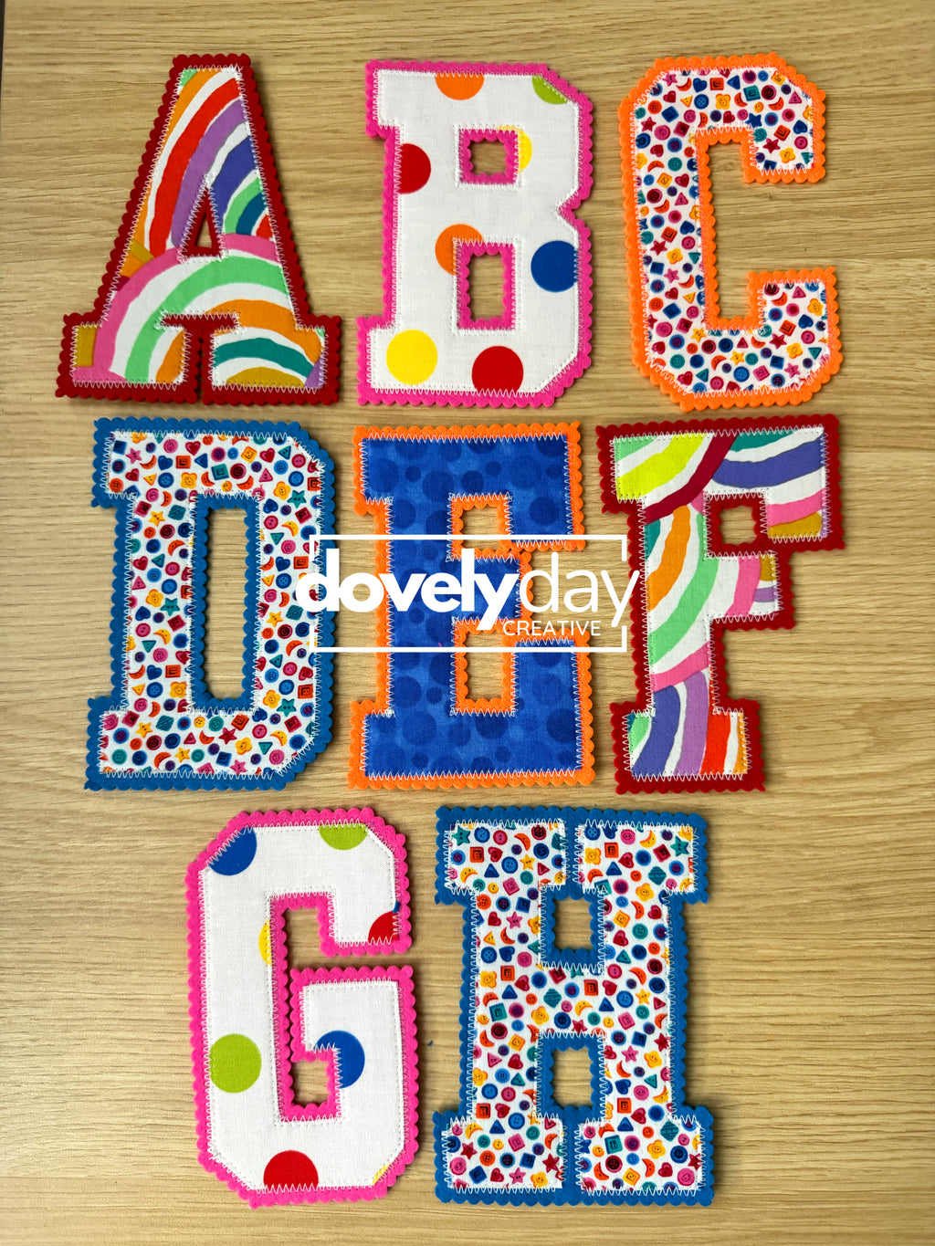Fabric Letters, Numbers, Symbols Pattern, PDF digital download, fabric name banner, nursery banner, kids name sign, fabric alphabet banner
