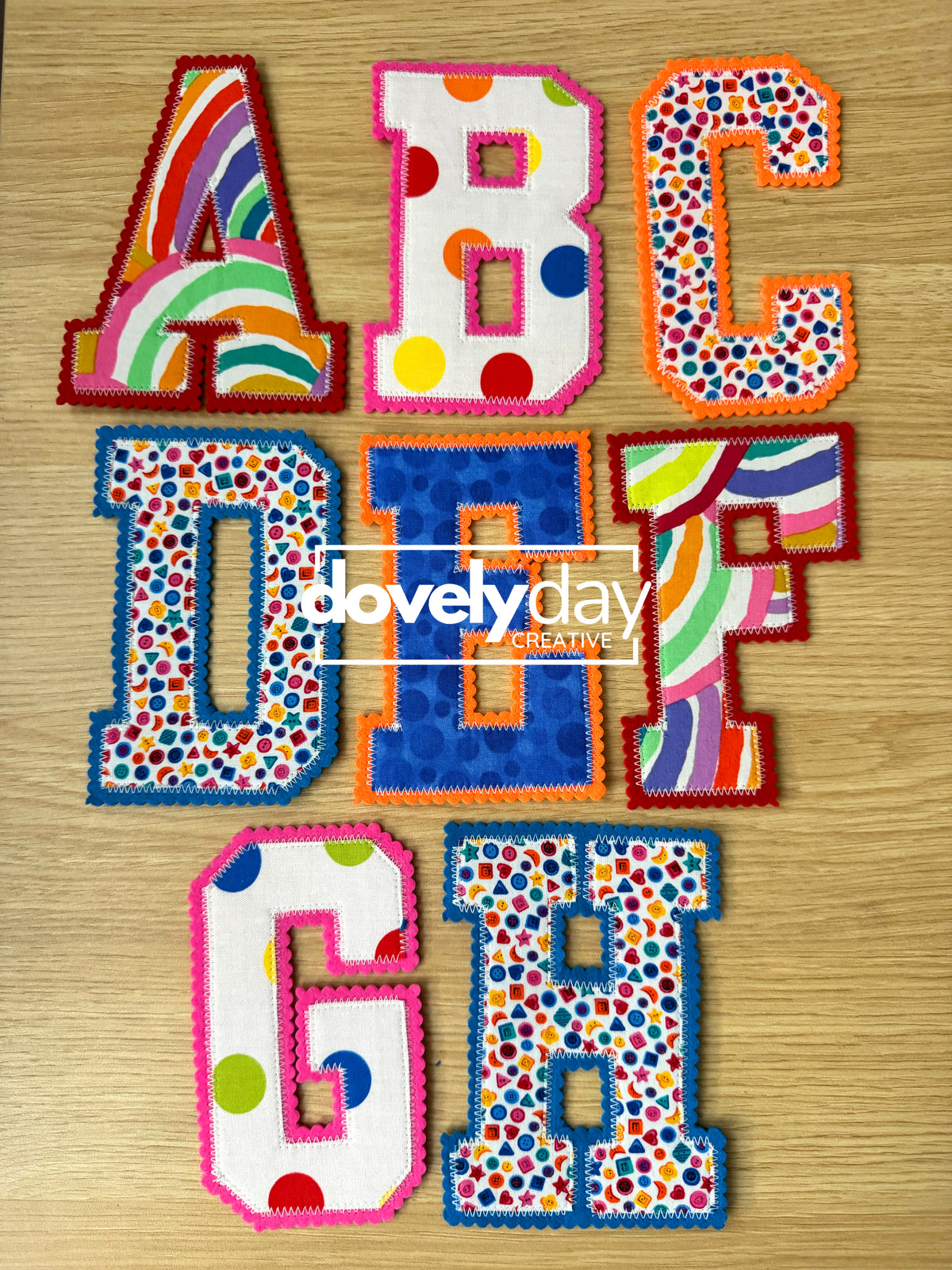 Fabric Letters, Numbers, Symbols Pattern, PDF digital download, fabric name banner, nursery banner, kids name sign, fabric alphabet banner