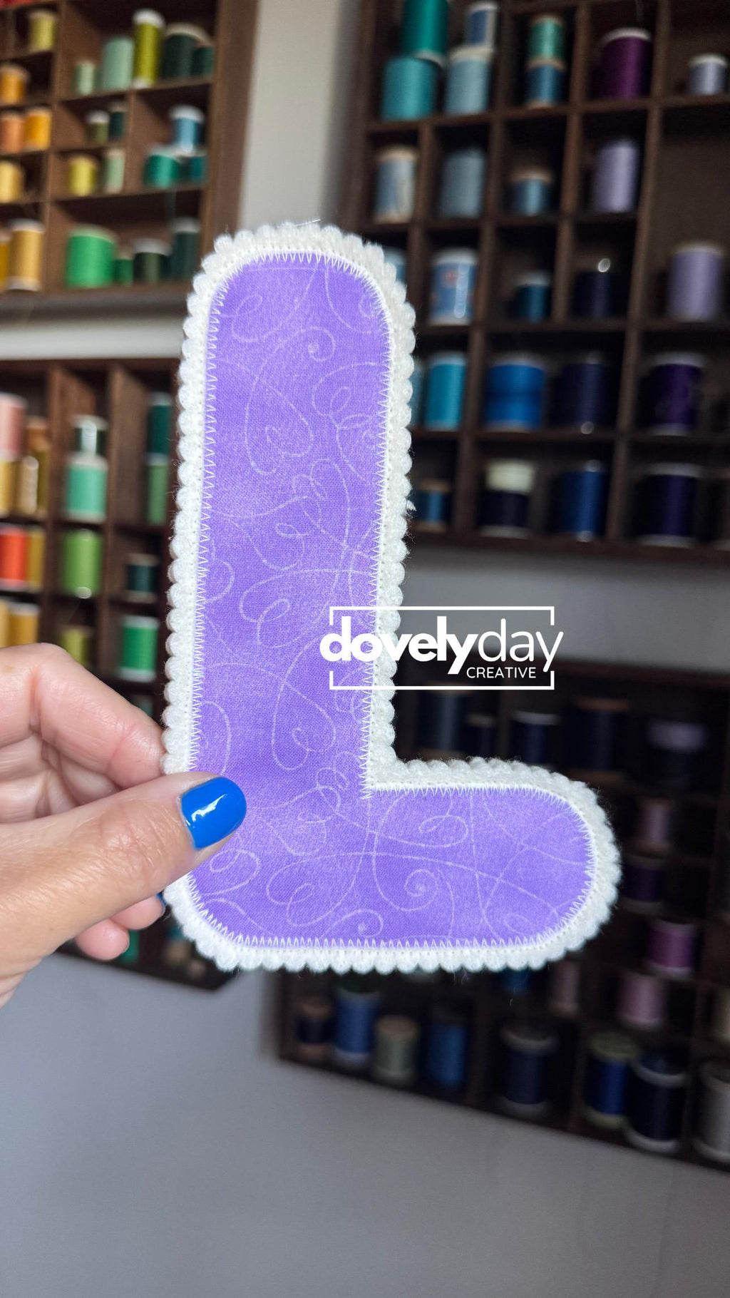 Fabric Scalloped Letters Pattern, White Border Alphabet, Numbers, Symbols (3-9" Templates), letter stencil, fabric name banner