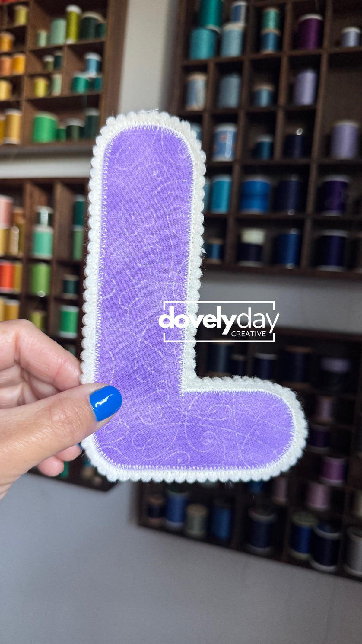 Fabric Scalloped Letters Pattern, White Border Alphabet, Numbers, Symbols (3-9" Templates), letter stencil, fabric name banner