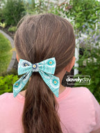 Fabric Bow & Keychain PDF template. Three sizes DIY. Video, templates, and pdf guide included!