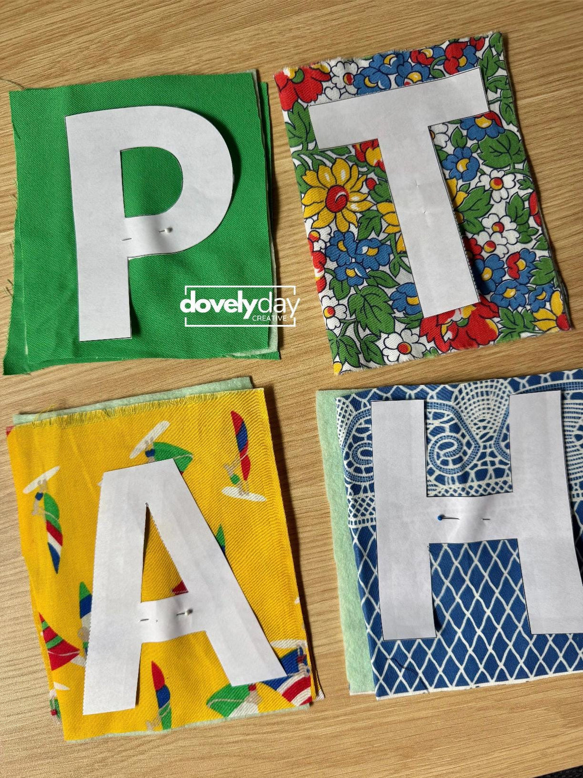 Fabric Letters Numbers Symbols Pattern Templates (3-9") (PDF Download)