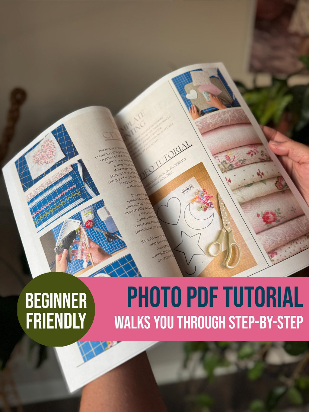 Fabric Wand Sewing Pattern, star wand pattern, fairy wand – Shapes Dress-Up Accessory – Beginner Friendly PDF Download