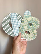 Bubble Fabric Letters, Numbers, Symbols Pattern (4-6" Templates, PDF, Video)