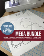 Serif Font 5 Sizes + Shapes