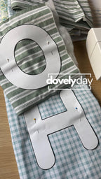 5" Bubble Font Fabric Letters & Numbers Template Stencil – Alphabet Garland Pattern (PDF Download)