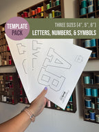 College Fabric Letter banner, Sorority Fraternity Letter, banner for dorm fabric font for baby room sewing pattern for beginner
