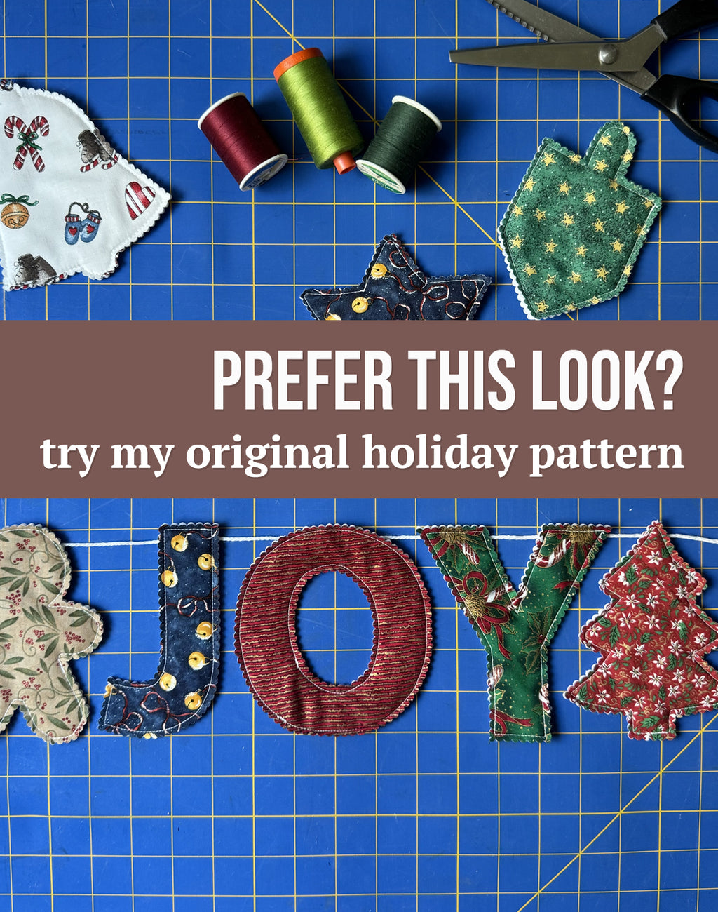 Holiday Appliqué 5" Shapes, Letters & Numbers