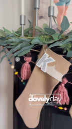 Initial Hang Tag for Stocking or Present