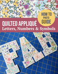 Quilted Varsity Letters