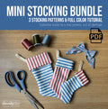 Christmas Mini Stocking 3 Pattern Bundle