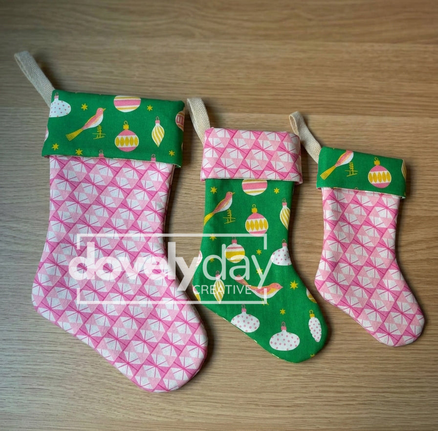 Christmas Mini Stocking 3 Pattern Bundle